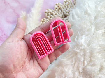 Long 3 Layer U Shaped Polymer Clay Cutter | Fondant Cutter | Cookie Cutter